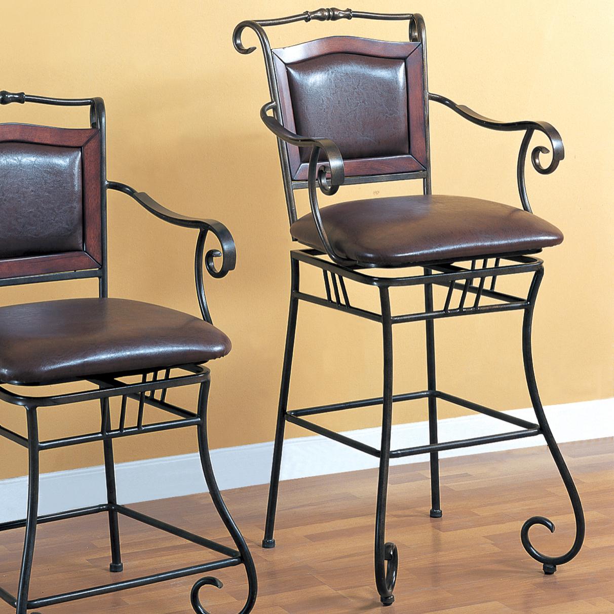 Coaster Dining Chairs and Bar Stools 29" Metal Bar Stool with